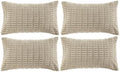 Fancy Homi 4 Packs Decorative Throw Pillow Covers by Fancy+Homi