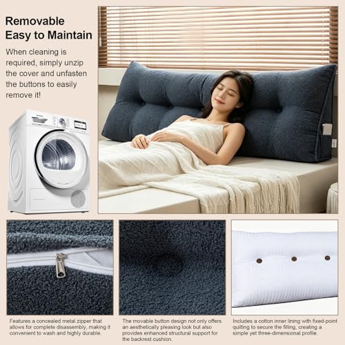 ERWUDEling Headboard Pillow Queen - Image 6