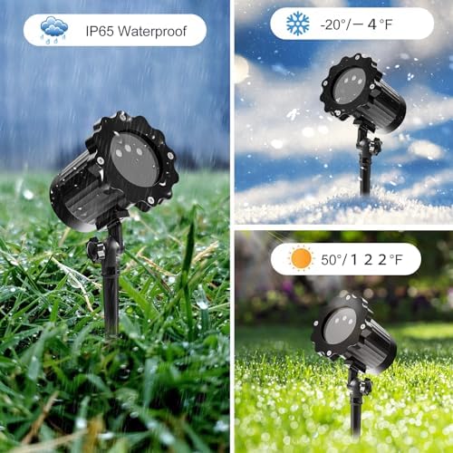 Outdoor RGB Laser Projector Lights 3 Color Starry Sky Firefly Effect - Image 5