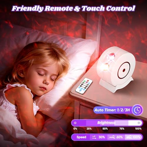 Galaxy Projector for Bedroom Night Light for Kids with Timer and Remote - Image 2