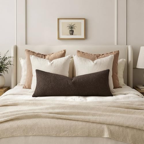 MIULEE Textured Boucle Lumbar Pillow Cover - Image 3
