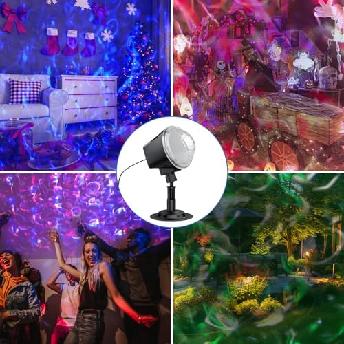 Ocean Wave Projector Light Outdoor 15 Colors Water Ripple Effect Lamp - Image 7