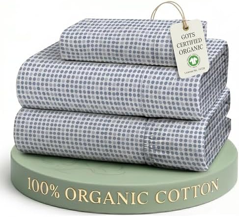 LANE LINEN Twin XL Bed Sheets 100% Organic Cotton 3pc Percale by LaneLinen