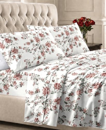 California Design Den Soft 100% Cotton Sateen Twin Sheets Set by CaliforniaDesignDen