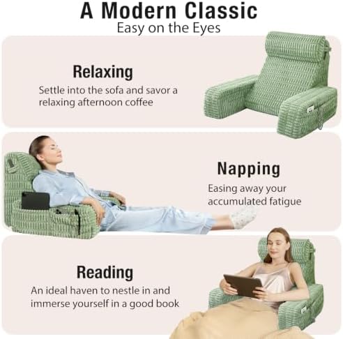 Reading Pillow for Bed Sitting Up - Image 4
