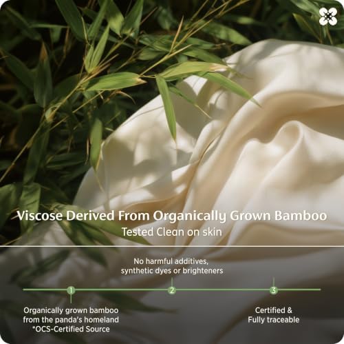 Bedsure PureWoven 100% Viscose Derived from Bamboo, California King Sheets - Image 3