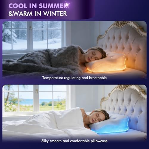Dayme Memory Foam Pillows for Neck Support – Cooling Neck Pillow - Image 5
