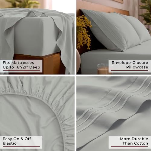 Mellanni Iconic 3-Piece, Ultra Soft Sheet Set - Image 5