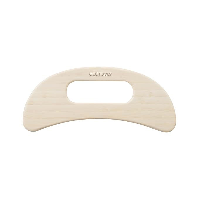 EcoTools Wooden Body Massager, Relieve Sore Muscles, Wood Massager Tool for Body, Unique Shape Provides Relaxation & Relieves Muscle Tension, Eco Friendly, Cruelty-Free, & Vegan, 1 Count