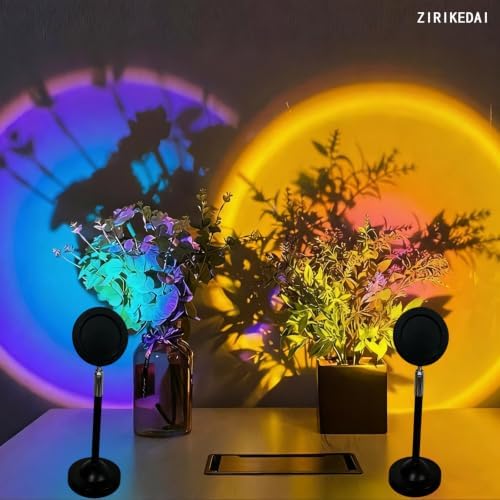 Sunset Lamp Projector, Romantic Gift for Her, RGB Bedroom Light - Image 3