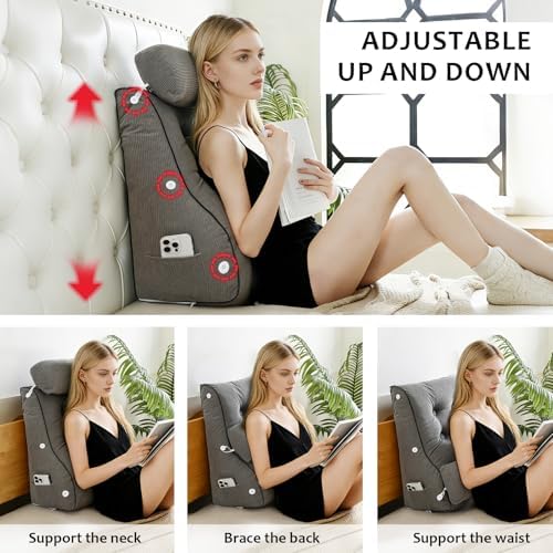 Wedge Pillow – Reading & Bed Rest Pillow - Image 6