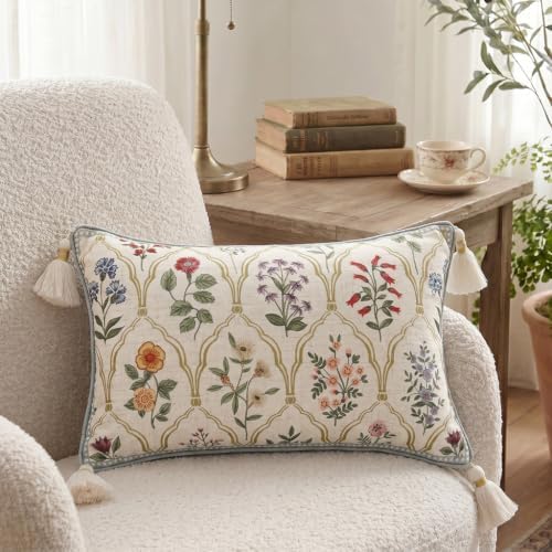 ISAENNE Designer Linen Throw Pillow Cover - Image 2