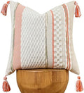 AmHoo Chenille Striped Textured Boho Throw Pillow Covers Aesthetic by AmHootextile
