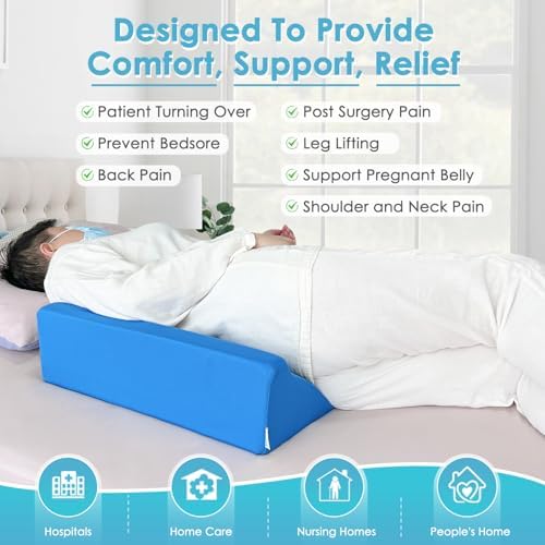 Bed Wedge Pillow For Sleeping Seniors Post Surgery Incline Pillow Bedsore - Image 2