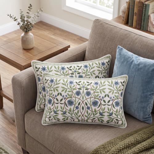ISAENNE Designer Linen Throw Pillow Cover - Image 3