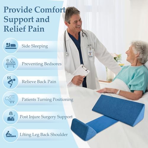 NEPPT Wedge Pillow Body Position Wedges Back Positioning Elevation Pillow Case - Image 3