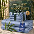 DECOLURE 100% Viscose Derived from Bamboo Sheets, Luxury 6 Pc Set by DECOLURE