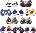 10 Pack Funny Blindfold for Party Game Sleep Masks, Animal Cat Dog Eye Mask by Syhood