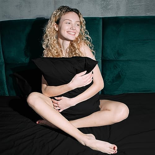 100% Egyptian Cotton Pillow Protectors Set of 2 King Size - Image 5