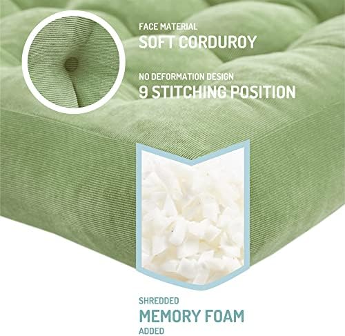 Floor Pillows Set of 6, Large Meditation Cushion - Image 3