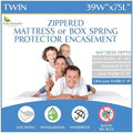 Twin Size Mattress or Box Spring Encasement by FourSeasonsEssentials