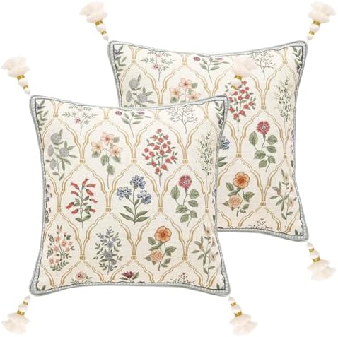 ISAENNE Designer Linen Throw Pillow Cover by Isaennehomedecoration
