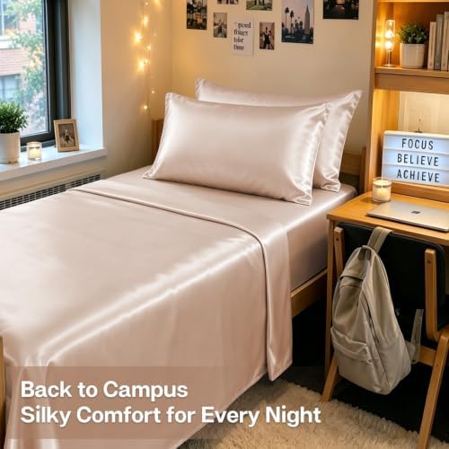MR&HM Satin Pillowcase 2 Pack, Standard Size 20"x26" - Image 5
