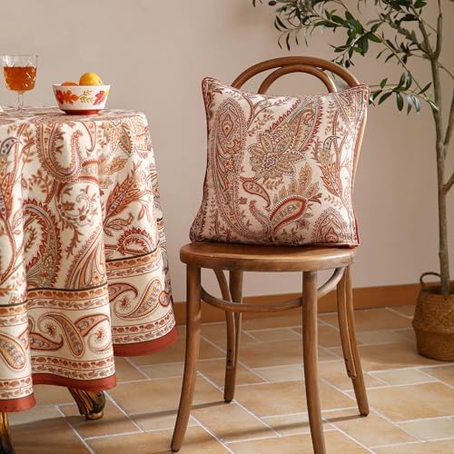 ISAENNE Vintage Linen Throw Pillow Cover - Image 7