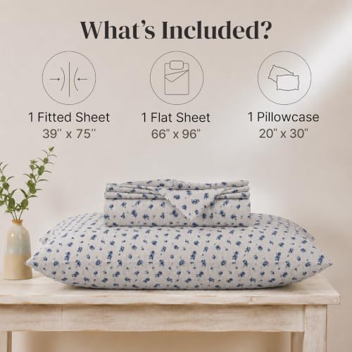 Modern Threads 3-Piece Ultra Soft Microfiber Bed Sheets Set, Wrinkle Free Sheets - Image 3