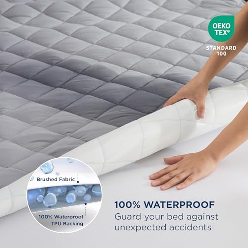 Bedsure Twin XL Mattress Protector, Quilted Waterproof Mattress Protector - Image 3