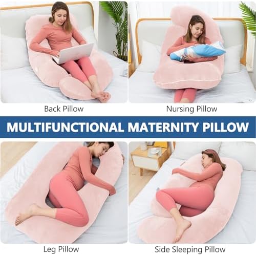 Shredded Memory Foam U Shaped Pregnancy Pillow - Image 6