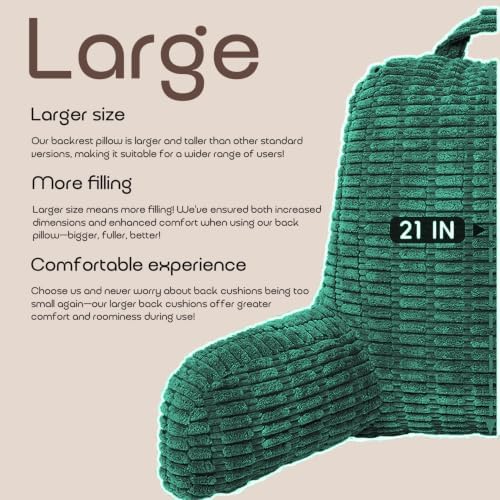 Reading Pillows for Bed Back Rest Pillow for Sitting up - Image 2