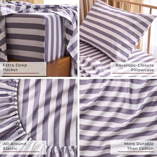 Mellanni Iconic 3-PC, Ultra Soft Sheet Set - Image 5