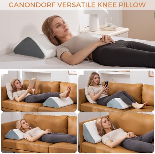 Knee Wedge Pillow 6.3'' for Post-Surgery Recovery-Leg Elevation Support for - Image 4