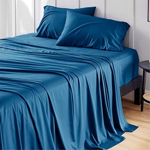 Bedsure PureWoven 100% Rayon Derived from Bamboo, Twin XL Sheets, 3 Pieces by BEDSURE