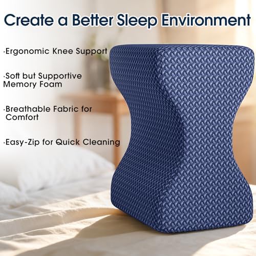 BlissTrends Memory Foam Knee & Leg Pillow - Image 4