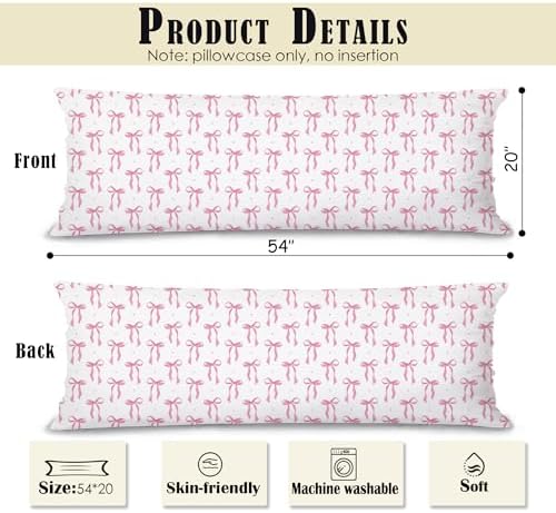 Pink Trendy Y2k Disco Ball Cherry 20x54 Body Pillow Cover, Preppy Room Dorm - Image 2