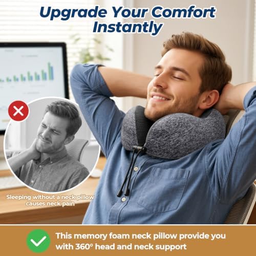ExploreBliss Travel Pillow, Neck Pillow Airplane - Image 6