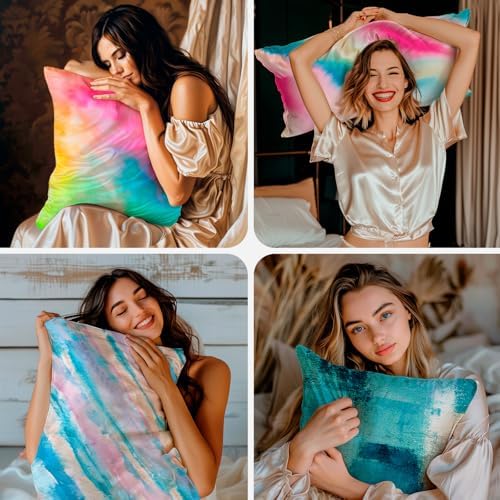 Satin Pillowcase for Hair and Skin, Softer Than Mulberry Silk Pillow Case 1 Pack - Image 6