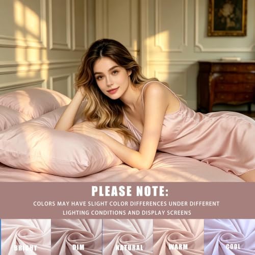 TELUS Cooling Pillowcases Queen Size 2-Pack, Silky Soft Breathable Pillow Case - Image 3
