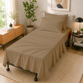 Cottingon 4 PC Cot Sheet Set 25"X75", Egyptian Cotton by COTTINGON