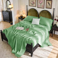 SONORO KATE 100% French Linen King Size Sheets Set, Natural Flax Bedding by SONOROKATE