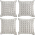 Fancy Homi 4 Packs Decorative Throw Pillow Covers by Fancy+Homi