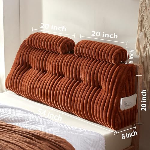 Rycwola Faux Fur Headboard Pillow - Image 2