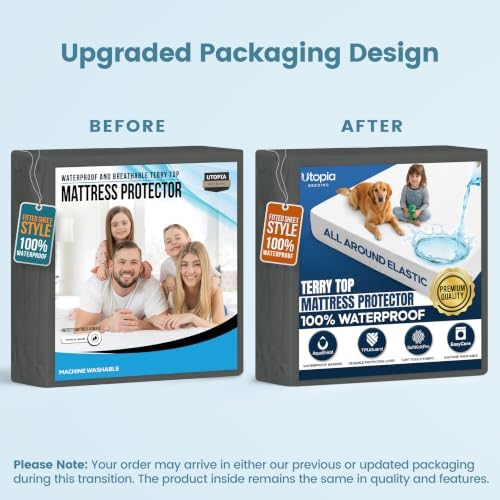 Waterproof Full Size Mattress Protector fits Upto 15" Deep Pocket - Image 5