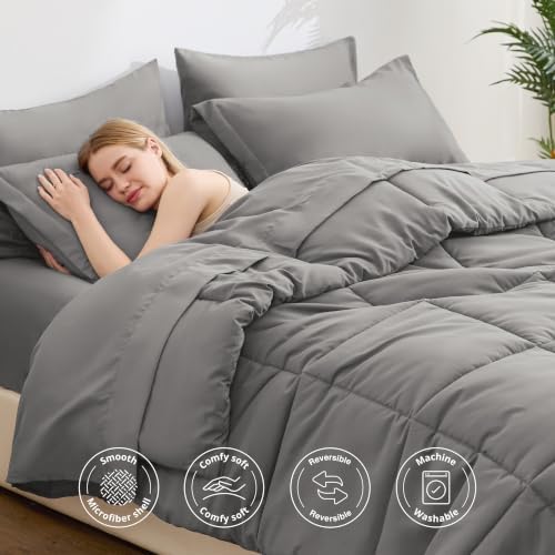 Love's cabin Plaid Queen Comforter Set - Image 3