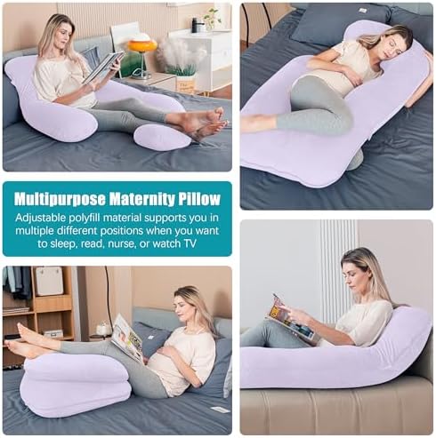 Cute Castle Pregnancy Pillows, Soft U-Shape Maternity Pillow - Image 7