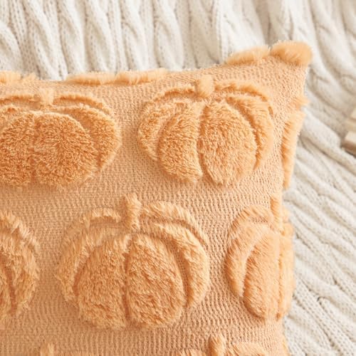 MIULEE Fall Pillow Covers Pumpkin Fall Decor 20x20 Pumpkin - Image 2