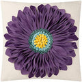 OiseauVoler 3D Sunflowers Throw Pillow Cases Decorative Handmade Cushion Covers by OiseauVoler