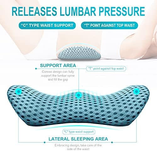 Lumbar Support Pillow for Office Chair, Memory Foam Lumbar Pillow for Lower - Image 2